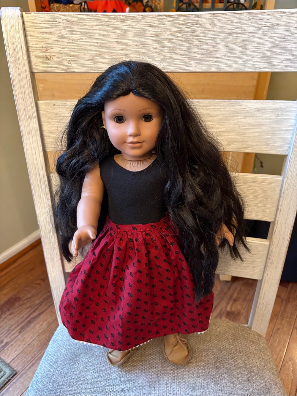 American girl doll stunning skirt, and shoes are original - Picture 6 of 6